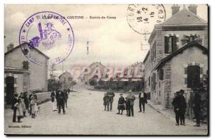 Old Postcard Creuse La Courtine camp Entree