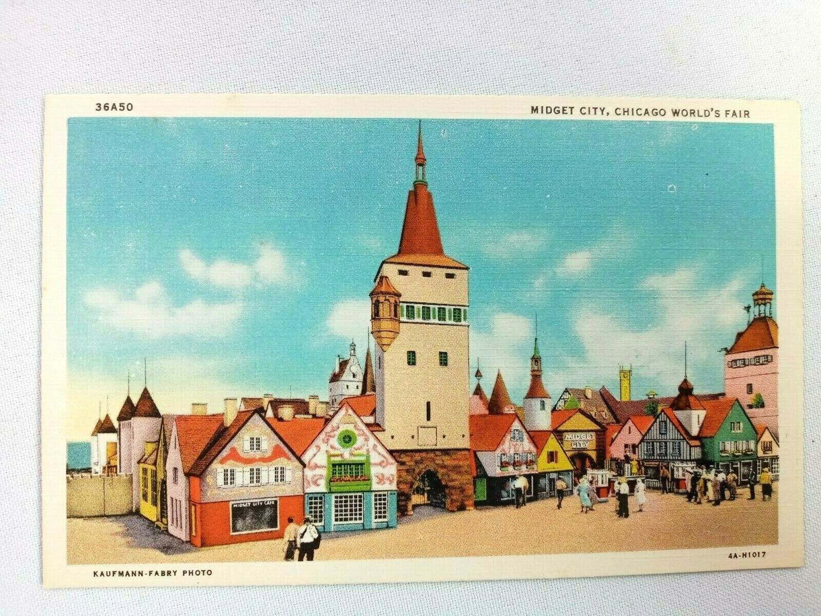 Vintage Postcard Midget City Chicago World's Fair United States