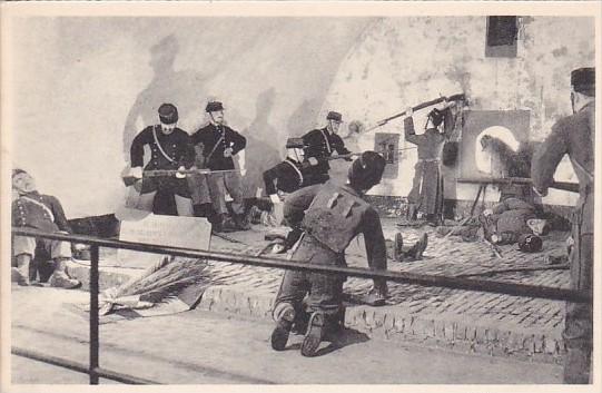 Belgium Dinant Fort Reconstitution du combat livre au Fort le 15 aout 1914
