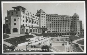 Chateau Lake Louise, Alberta, Canada, Early Real Photo Postcard, Unused