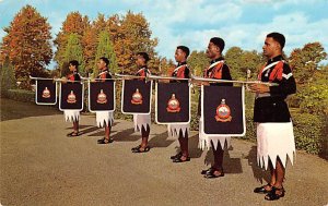 Fiji Police Force Fanfare Trumpeters Figi Postcard
