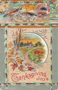 Thanksgiving Joys Embossed Turkey's 05.53