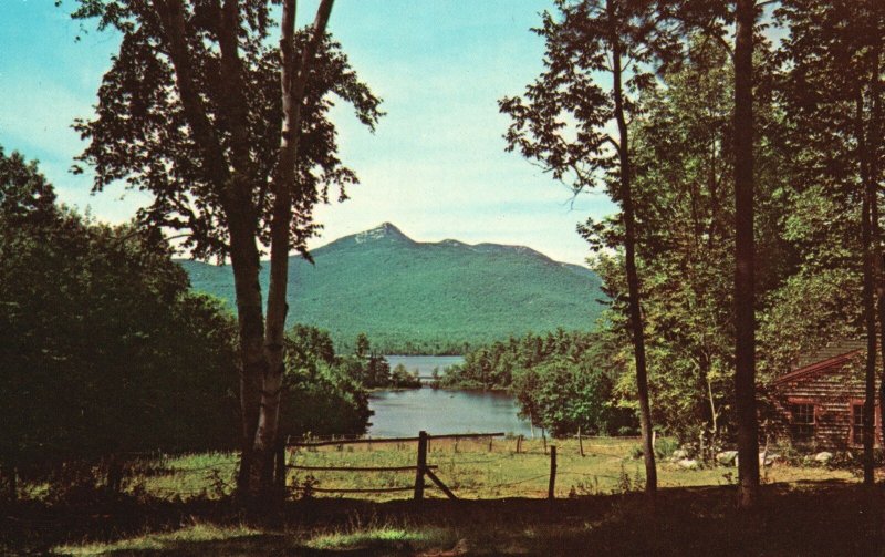 Postcard Mt. Chocorua Legend Several Versions Mysterious Deaths New Hampshire NH 