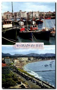 Modern Postcard St Jean de Luz Boat