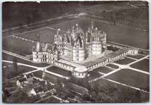 M-66648 Aerial view of the Castle together in the South-West Chambord France