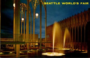 Expos Seattle World's Fair 1962 U S Science Pavilion At Night