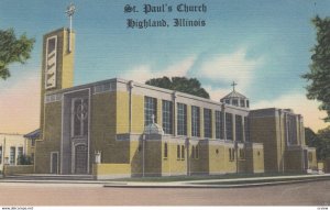HIGHLAND , Illinois , 1930-40s ; St Paul's Church