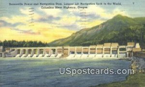 Bonneville Power & Navigation Dam - Columbia River Highway, Oregon