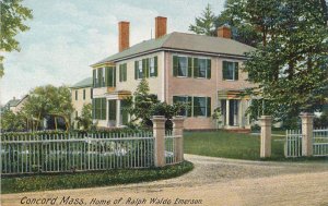 Concord MA, Massachusetts - The Home of Ralph Waldo Emerson - UDB
