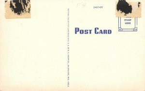 LPM14 Cadillac Library   Michigan Postcard