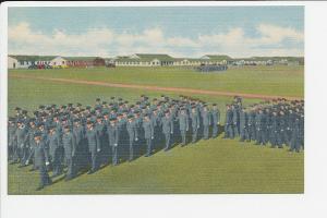 TX LN Lackland Air Force Base Drill Linen Mint