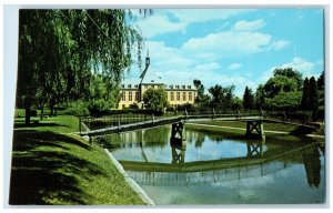 c1960's Library St. Mary's College South Bend Indiana IN Unposted Trees Postcard