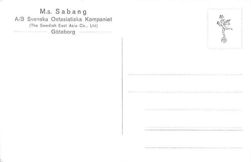 M.S. Sabang, Sweden East Asia Co. Ltd. View image 