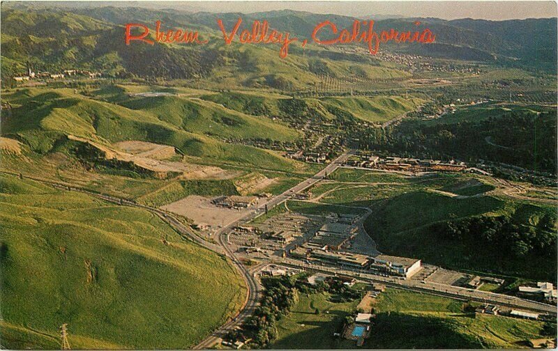 Rheem Valley California Airview 1968 Roberts Hakanson Postcard 21-5979