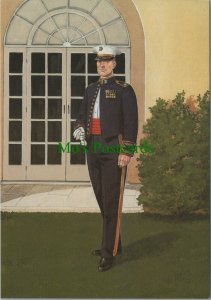 Military Postcard -United States Marine Corps - Colonel, Evening Dress RR11095