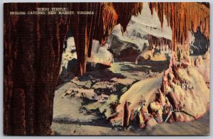 Vtg New Market Virginia VA Hindu Temple Endless Caverns 1930s View Postcard