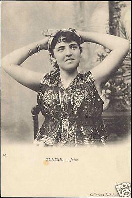 tunisia, Jewish Girl, Juives Costumes (1899) JUDAICA