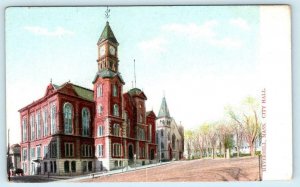 HAVERHILL, Massachusetts MA ~ CITY HALL Essex County ca 1910s Postcard