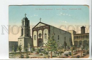 439856 MEXICO C.Juarez old mission Guadalupe cemetery Vintage RPPC