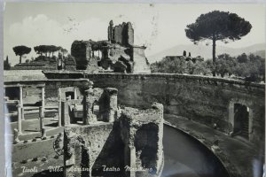 Tivoli Villa Adriana Maritime Theatre - Villa Adriana  - Vintage Postcard