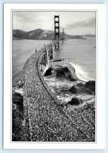 GOLDEN GATE BRIDGE, San Francisco CA ~ 50th ANNIVERSARY  1987 ~ 4x6 Postcard