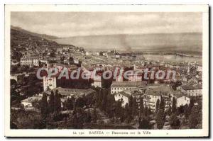 Old Postcard Bastia Panorama Of The City