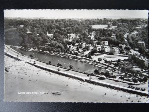 Isle of Wight RYDE Canoe Lake c1950s RP Postcard by Thunder & Clayden