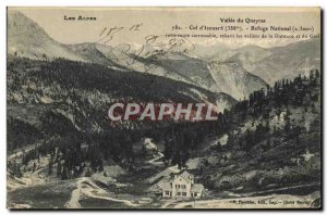 Postcard Old Mountaineering Queyras Valley Col d & # 39Izouard national refuge