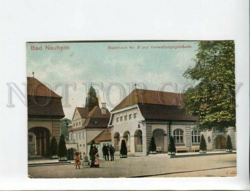 3172943 GERMANY Bad Nauheim Badehaus #8 Vintage postcard