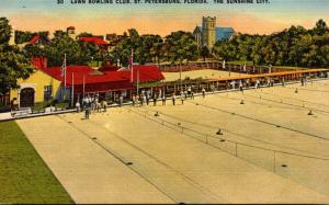 Florida St Petersburg Lawn Bowling Club 1944