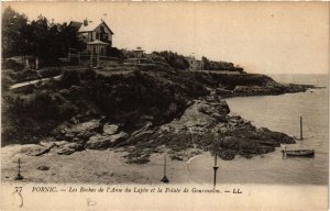 CPA PORNIC - Les Roches de l'Anse du Lapin et la Pointe de Gourmalon (653962)