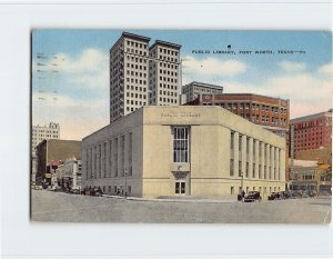 Postcard Public Library, Fort Worth, Texas