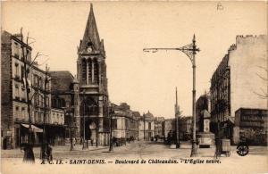 CPA St-DENIS - Boulevard de CHATEAUDUN - L'Église neuvre (740351)