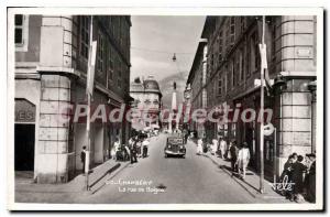 Postcard Old Street Boigne Chambery