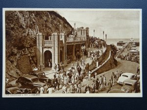 Wales LLANDUDNO The Colonnade & Pier c1940's Postcard by Harvey Barton