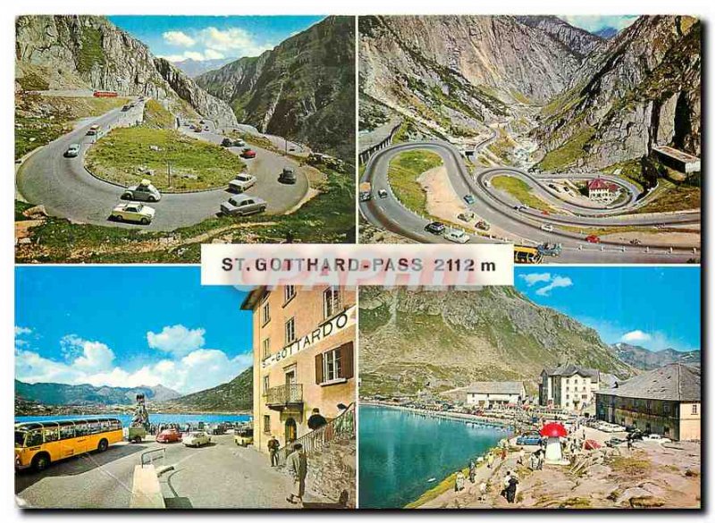 Modern Postcard St Gotthard Pass