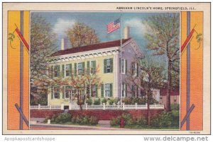 Illinois Springfield Abraham Lincolns Home 1947