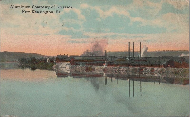 Postcard Aluminum Company of America New Kensington PA 1911