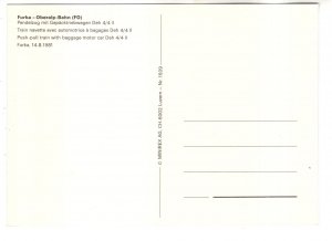 Push Pull Train with Baggage Car, Furka Pass, Switzerland 1981