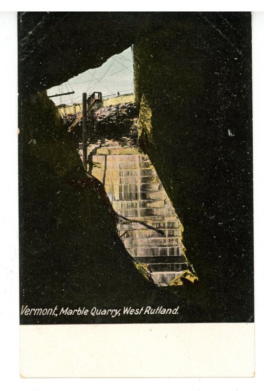 VT - West Rutland. Marble Quarry