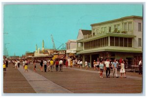 1967 Boardwalk South of Magnolia Avenue Wildwood By the Sea NJ Vintage Postcard