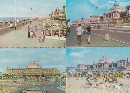 Scheveningen Boulevard 4x 1980s Postcard s