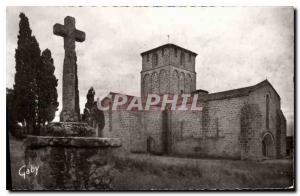 Old Postcard Pouzauges Vendee Pouzauges Old Church and Calvary