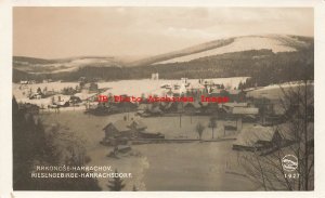 Czech Republic, Harrachov, RPPC, City Scene, 1928 PM, Photo No 1927