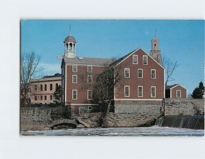 Postcard Old Slater Mill Pawtucket Rhode Island USA North America