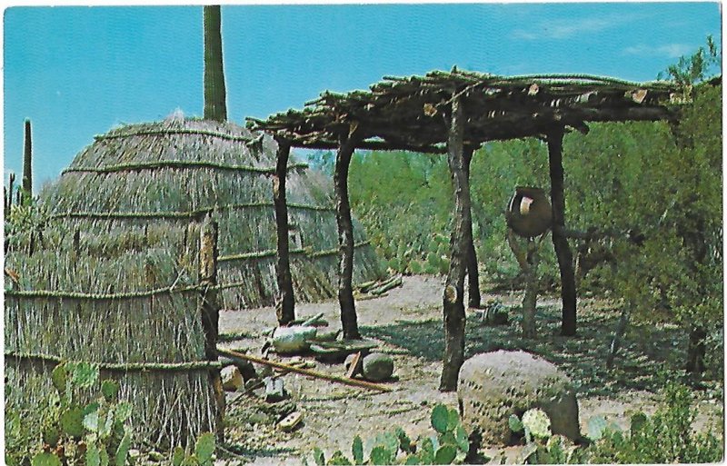 Papago now Tohono O'odham Beehive House Sonoran Desert Museum