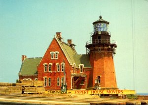 Block Island Southeast Lighthouse Being Moved August 1993