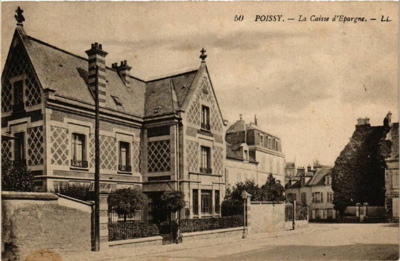 CPA POISSY - La Caisse d'Epargne (452971)