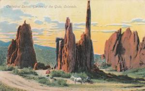 Cathedral Spires - Garden of the Gods CO, Colorado - pm 1908 - DB