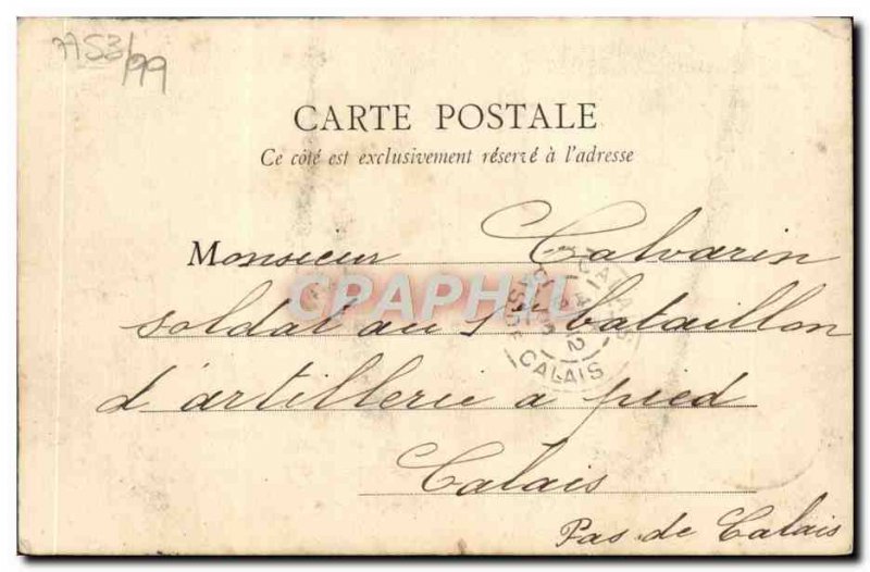 Old Postcard Cormeilles Chalet